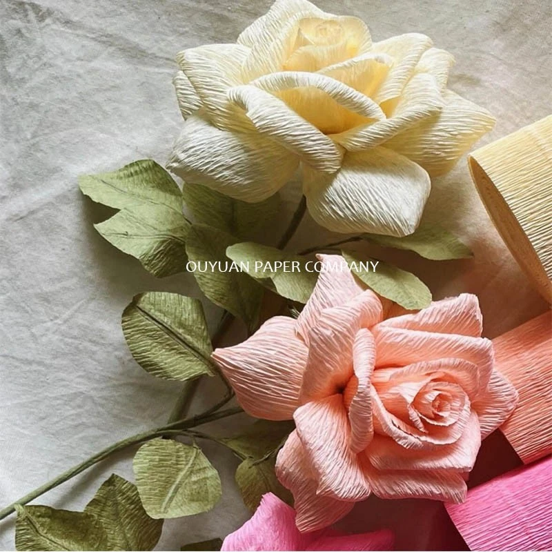 DIY Flowers Crafts Crepe Paper